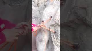 The method of securing a rope at three fixed points when climbing relaxingmusic knot [upl. by Eboh]