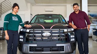 Taking Delivery of 2024 Hyundai Creta Facelift Bold Color in 4K  ❤️ Anniversary Special ❤️ [upl. by Maice752]