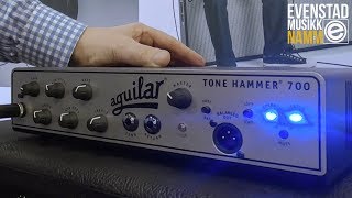 NAMM 2019  Aguilar Tone Hammer 700 w Dave Boonshoft [upl. by Doe643]