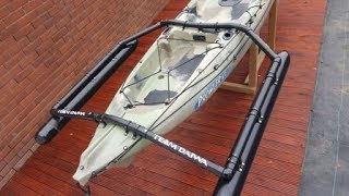 Kayak outriggers very strong cheap and they work [upl. by Anoid]