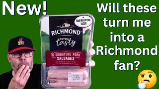 NEW  RICHMOND EXTRA TASTY SAUSAGES  FOOD REVIEW [upl. by Ard]