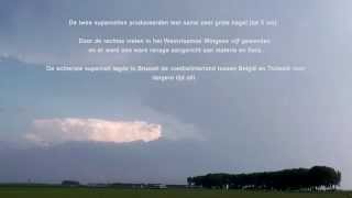 Timelapse supercellen België op 7 juni 2014 [upl. by Quinn]