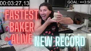 Speed run baking 12 cookies 327 former WORLD RECORD [upl. by Elleina281]