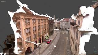 Super realistic 3D model w mobile mapping camera  72 sec ride at 5FPS  Photogrammetry  no LiDAR [upl. by Sudoeht]