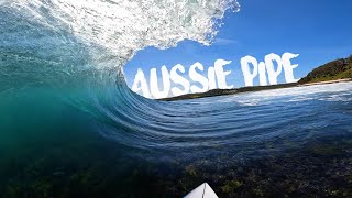 POV SURFING THE FAMOUS AUSSIE PIPELINE PERFECT TUBES [upl. by Ailhad]