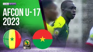 Senegal vs Burkina Faso  AFCON U17 HIGHLIGHTS  05142023  beIN SPORTS USA [upl. by Zetnod]