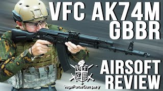 Most REALISTIC Airsoft AK  VFC AK74M Review  RedWolf Airsoft RWTV [upl. by Faus558]