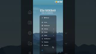 responsive navigation bar css  Bootstrap Navigation bar  Sidebar [upl. by Asilenna]