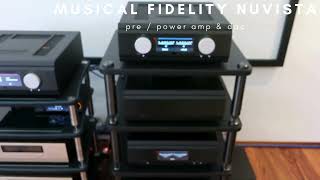 Musical Fidelity NuVista PRE amp PAS [upl. by Kcirtapnaes]