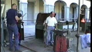 Concorso internazionale forgia STIA 1997 part1 International forging competition ferro battuto [upl. by Eigram]