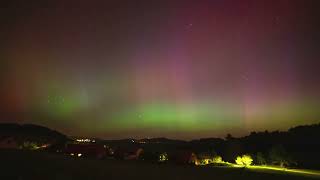 Northern lights in Czech Republic 1052024 [upl. by Anilehcim19]