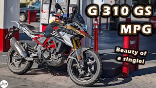 2023 BMW G 310 GS – MPG Test  Commuter Fuel Economy Test and Range [upl. by Boylston558]