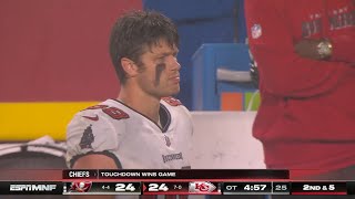 Bucs announcers tearfully lament as the Chiefs drive to glory in OT on MNF [upl. by Eisler]