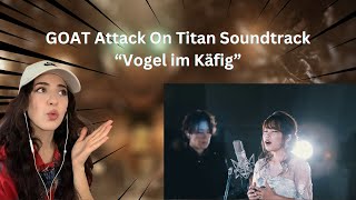 Hiroyuki Sawano “Attack on Titan” Vogel im Käfig live YOUSEEBIGGIRLTT  REACTION [upl. by Cameron]