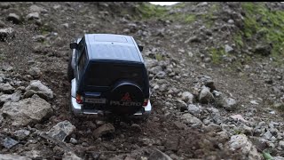 Mitsubishi Pajero Hillclimbing  110 Rc Crawler 3S Power [upl. by Behlke]