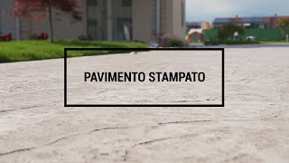 IDEAL WORK  PAVIMENTO STAMPATO [upl. by Aniv324]