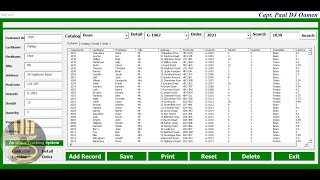 Overview of an Order Tracking System Developed Using Excel VBA [upl. by Winfield]