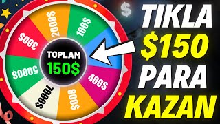 GÜNDE 4 KEZ ÜCRETSİZ TIKLA 150 PARA KAZAN 💰 Tıklama Yaparak İnternetten Para Kazanma [upl. by Holub]