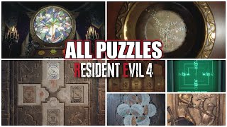 Resident Evil 4 Remake  All Puzzles Solutions Solved [upl. by Diley]