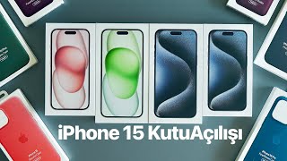 iPhone 15 Plus ve Pro Max Kutu Açılışı İlk İzlenim ve Düşüncelerim [upl. by Amzaj]