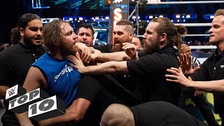 Security guards get wrecked WWE Top 10 Oct 20 2018 [upl. by Sansone68]