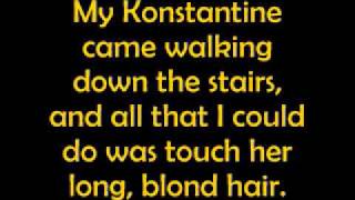 KonstantineSomething Corporate with lyrics [upl. by Bonne183]