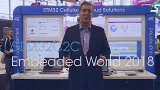 STM32 Cellular to Cloud Discovery Packs 2G3G and Espruino JS LTE IoT Embedded World 2018 [upl. by Astred]