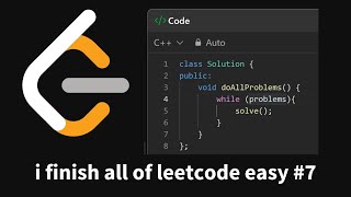 i finish all of leetcode easy 7 [upl. by Akena520]