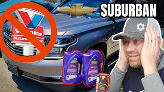 Valvoline Quick Lube Messed Up This SuburbanChevy 53L Oil Change [upl. by Kinnie914]