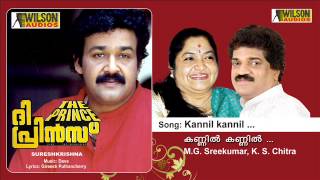 Kannil Kannil Kannadi Nokkum  The Prince Malayalam Audio Song  MG Sreekumar amp KS Chithra [upl. by Yrrac192]