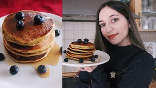 Εύκολα Pancakes Με Μπανάνα amp Blueberries 🥞  Maryland [upl. by Saxet]