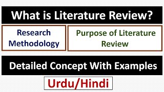 What is Literature Review PurposeObjectives of Literature ReviewBrief Explanation With Examples [upl. by Bille]