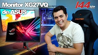 Curvo  144Hz  RGB  ¿Más FPS  Monitor XG27VQ ASUS Review español  Proto HW amp Tec [upl. by Lavern]