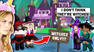 We Broke Into A WITCHES ONLY School In Adopt Me Roblox [upl. by Finley]