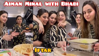 Aiman khan hosted Iftar party for minal khan and friends [upl. by Pirali]