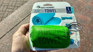 Полотенце Sea to Summit Airlite Towel  компактное походное полотенце [upl. by Russel534]