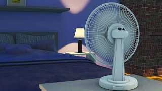 Relaxing Oscillating Fan Noises for Sleep  10Hour Fan Sounds [upl. by Esaertal]