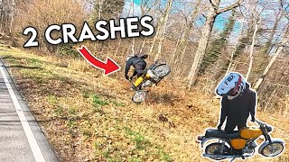 SIMSON CRASH zum SAISONSTART  Simson Motovlog [upl. by Shari]