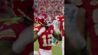 WELCOME BACK MECOLE HARDMAN ✈️  Chiefs vs Chargers Week 7 shorts lacvskc [upl. by Notnirt]