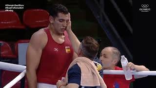 Ayoub Ghadfa ESP vs Ahmed Hagag AUT World Olympic Qualifiers 2024 QFs 92kg [upl. by Hillegass]