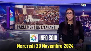 Info soir  Mercredi 20 Novembre 2024 [upl. by Hakym52]