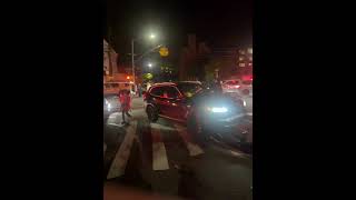 Shomrim and Hatzalah On Scene of Late Night Crash On Kingston Ave 10524 [upl. by Lig759]