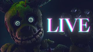 Playing FNAF 3 for the first time FULL GAME [upl. by Mittel344]