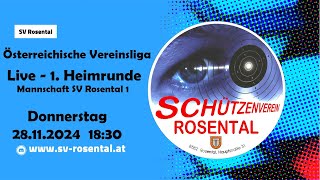 Live 1 Runde Österreichische Vereinsliga 202425 SV Rosental 1 [upl. by Asenej]