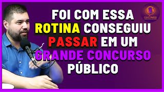 Ele Passou em um Grande Concurso Público com Essa Rotina Simples [upl. by Adyaj834]