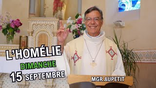 Homélie de Mgr Michel Aupetit  dimanche 15 septembre 2024 [upl. by Tomkin371]