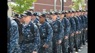 US Navy Boot Camp 20182019  Navy Basic Training RTC Great Lakes [upl. by Enneyehs]