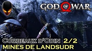 GOD OF WAR Corbeaux dOdin  MINES DE LANDSUDR Midgard 22 [upl. by Bonns]