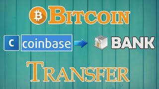 BITCOIN  Coinbase to Bank Transfer  How to Exchange Bitcoin in Currency [upl. by Wilma621]