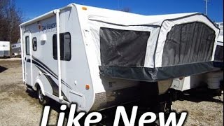 Sold HaylettRVcom  2012 Jay Feather Ultralite X17Z Used Hybrid Travel Trailer by Jayco RV [upl. by Allenaj]